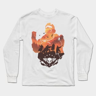For Democracy - Helldivers Long Sleeve T-Shirt
